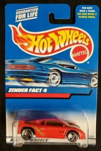 Collectable Carded Hot Wheels 2000 - Zender Fact 4 - Red 1
