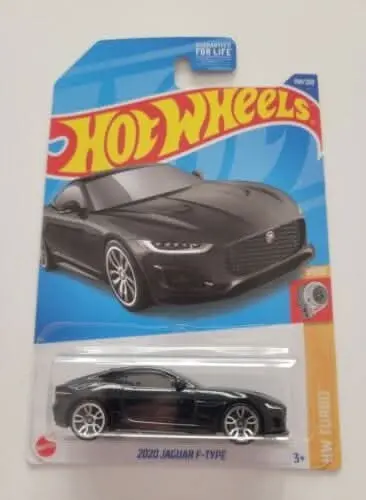 Collectable Carded Hot Wheels - 2020 Jaguare Type F - Black 1