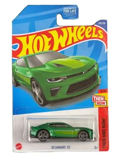 Collectable Carded Hot Wheels 2022 - 2018 Chevy Camaro Ss - Green 1