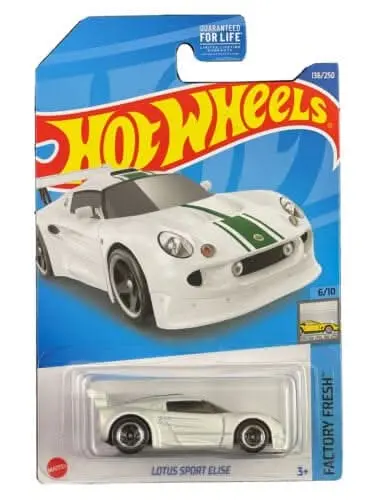 Collectable Carded Hot Wheels 2022 - Lotus Sport Elise - White 1