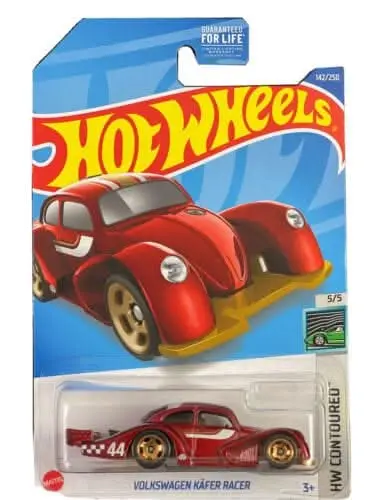 Collectable Carded Hot Wheels 2022 - Volkswagen Vw Kafe Racer - Dark Red And Gold 1