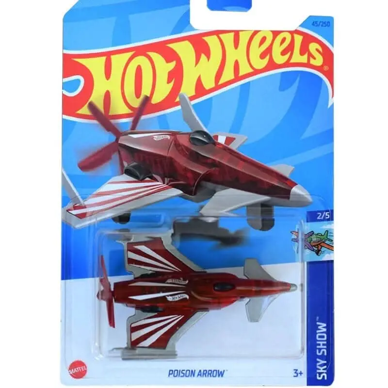 Collectable Carded Hot Wheels 2023 - Poison Arrow - Red, Silver And White 1