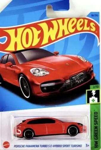 Collectable Carded Hot Wheels 2023 - Porsche Panamera S E-Hybrid Sport Turismo - Red 1