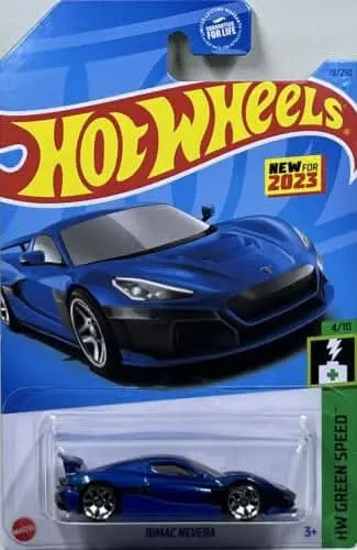 Collectable Carded Hot Wheels 2023 - Rimac Nevera - Dark Blue 1