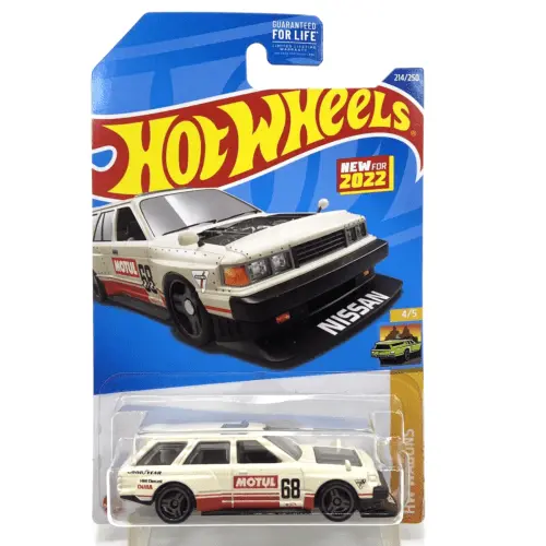 Collectable Carded Hot Wheels - Nissan Maxima Drift Car - White And Red Motul 68 1