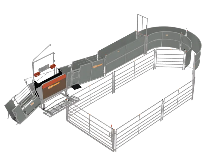 Combi Clamp Sheep System With Curved Panel Sets 1