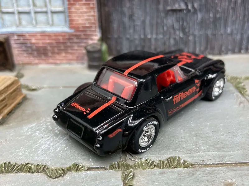 Custom Hot Wheels Fairlady 2000 In Black And Red With Chrome Race Wheels With Yokohama Rubber Tires 2
