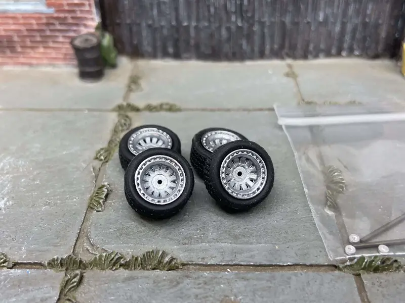 Custom Hot Wheels - Matchbox Rubber Tires & Wheels Byoa Rubber Tires And Ar Wheels 12Mm - 12Mm 1