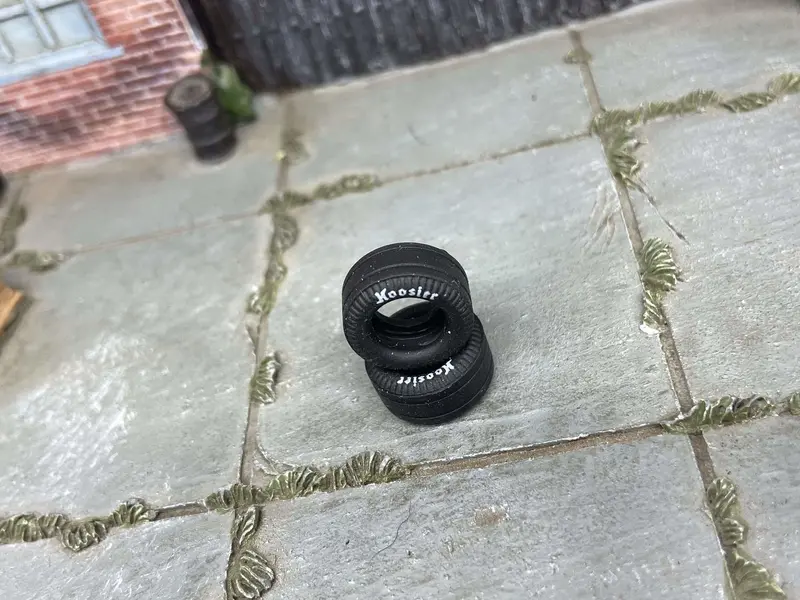 Custom Hot Wheels Wheels And Matchbox Rubber Tires - Race Tires Hoosier Rubber Tire Cheater Drag Slicks 13Mm 2