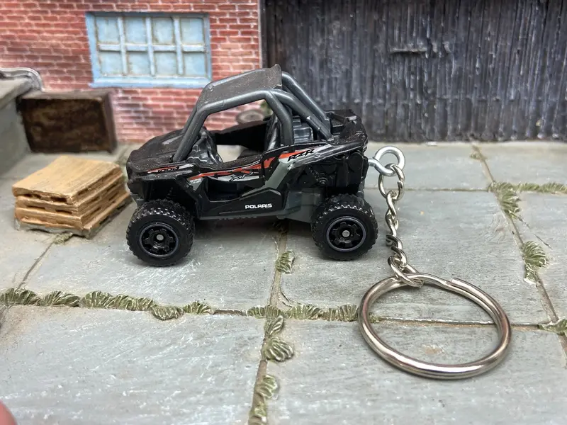 Custom Matchbox Keychain - Key Chain - Zipper Pull - Polaris Rzr Side By Side Buggy 1