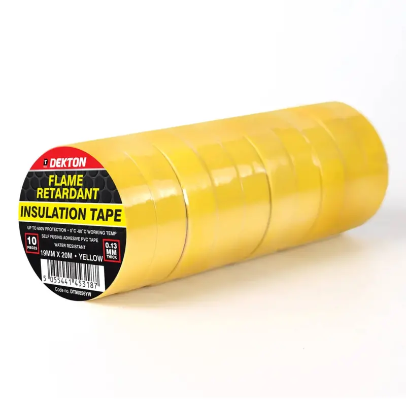 Dekton 10Pc Insulated Tape - Yellow 2