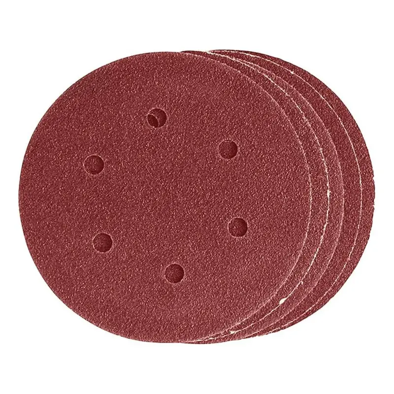 Dekton 12Pc Hook And Loop Orbital Mixed Sanding Discs 125Mm - Assorted Grit 1