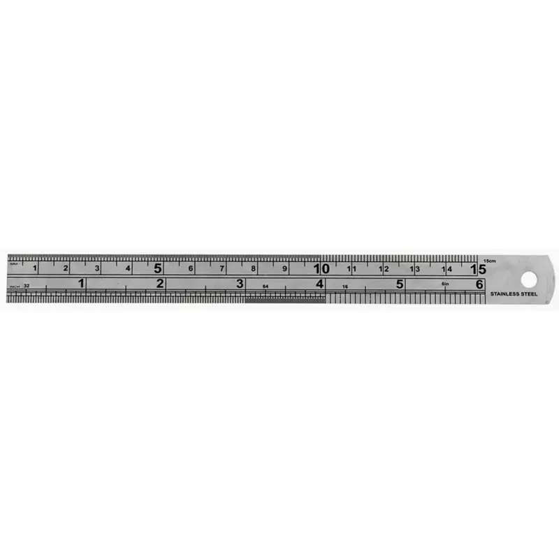 Dekton 150Mm Stainless Steel Ruler 1