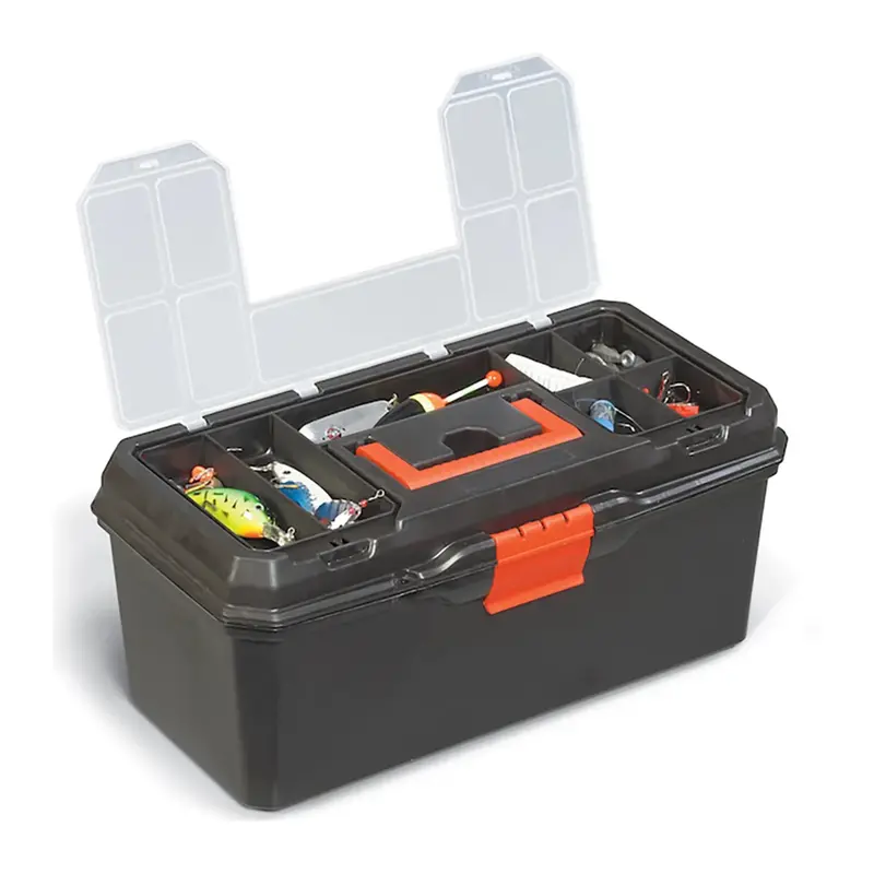 Dekton 16" Toolbox With Lid Storage & Lift Outcarry Tray 1