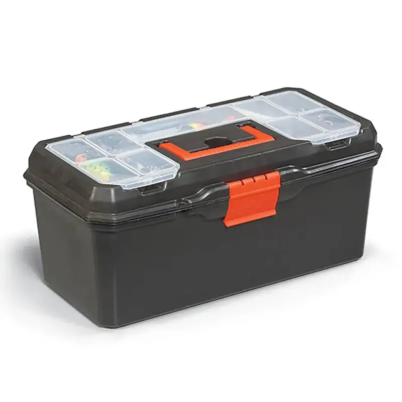 Dekton 16" Toolbox With Lid Storage & Lift Outcarry Tray 2