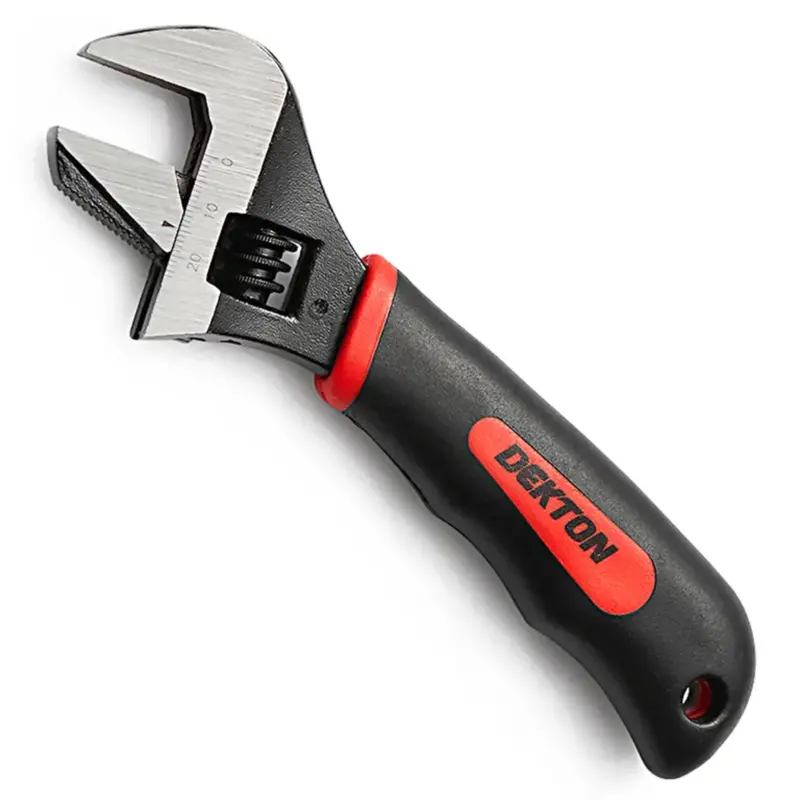 Dekton 2-In-1 Stubby Adjustable Wrench 1