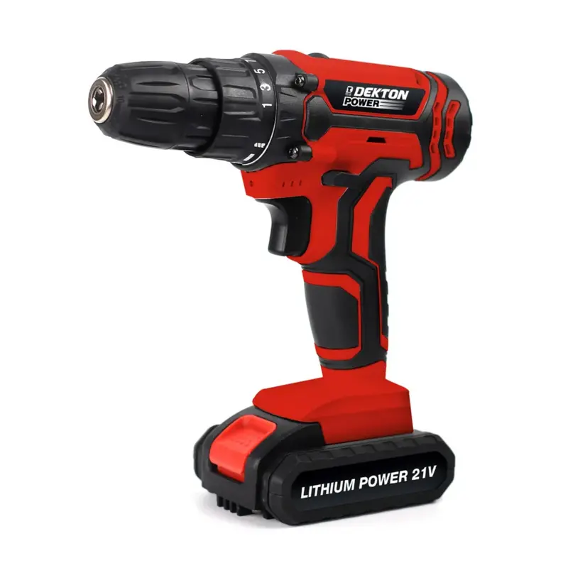 Dekton 21V Cordless Drill Kit With Accessories 1