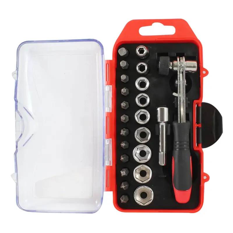 Dekton 22Pc Ratchet Wrench, Bit And Socket Set 2