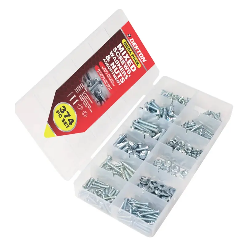 Dekton 374Pc Screws, Nuts & Washer Assortment 2