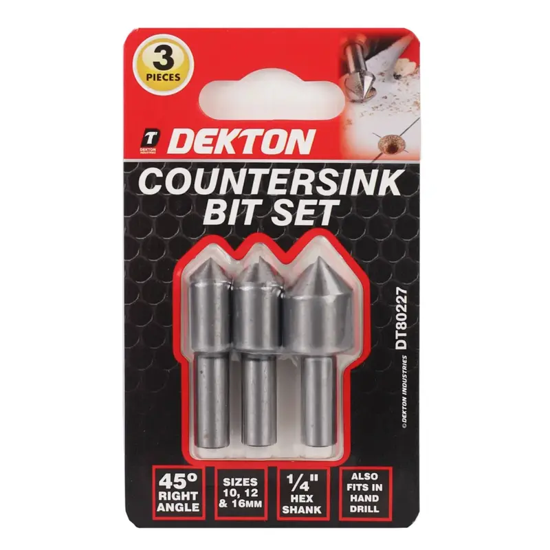 Dekton 3Pc Countersink 1