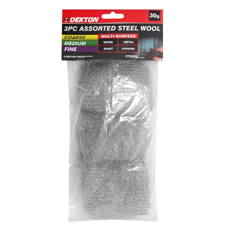 Dekton 3Pc Steel Wool - Assorted 2