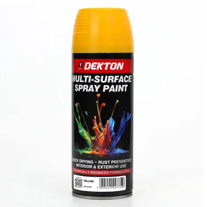 Dekton 400Ml Spray Paint Yellow 1