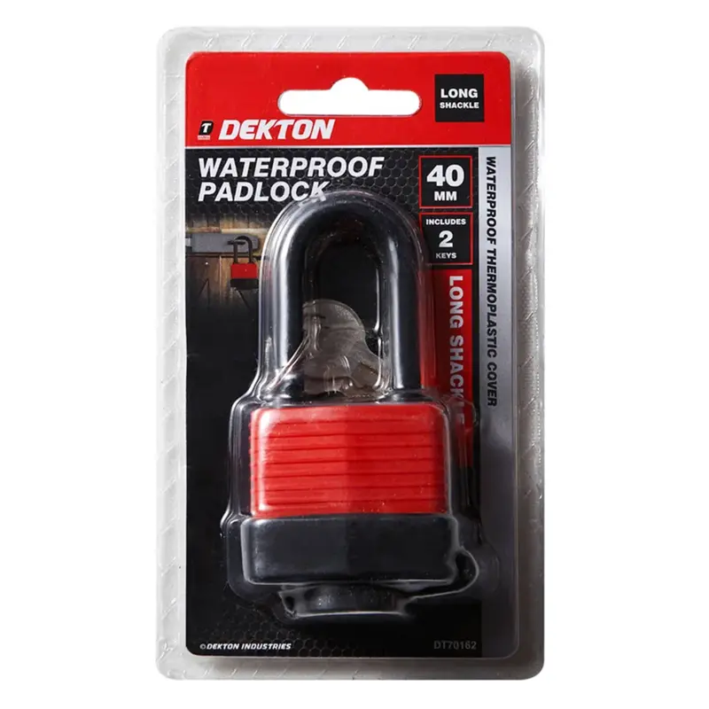 Dekton 40Mm Long Shackle Waterproof Padlock 2