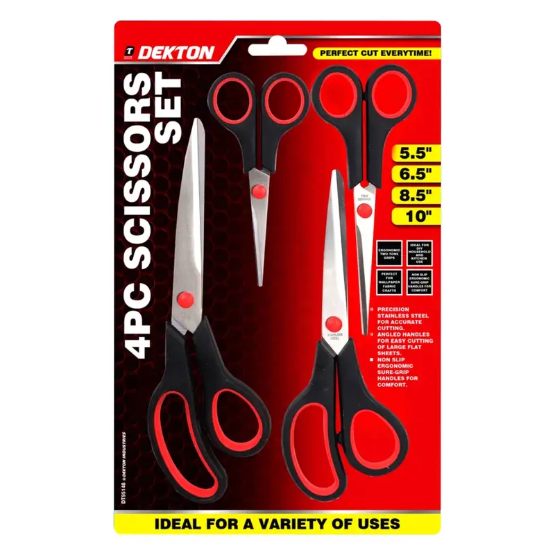 Dekton 4Pc Scissors Set 1