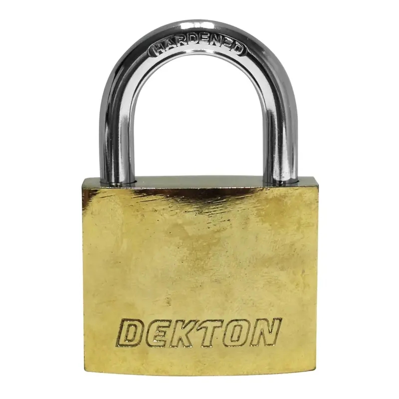 Dekton 50Mm Titanium Plated Iron Padlock 1