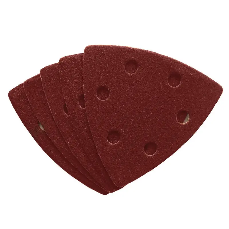Dekton 5Pc Hook And Loop Detail Sanding Pads 93Mm X 93Mm - Medium 80 Grit 1