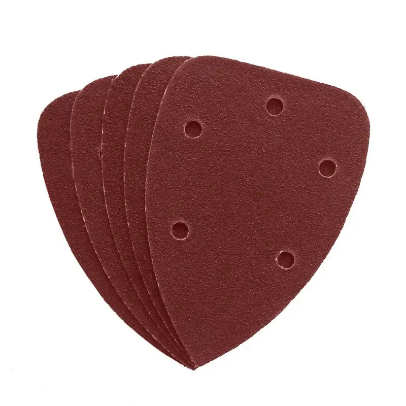 Dekton 5Pc Hook And Loop Detail Sanding Sheets 100Mm X 140Mm - Extra Coarse 40 Grit 1