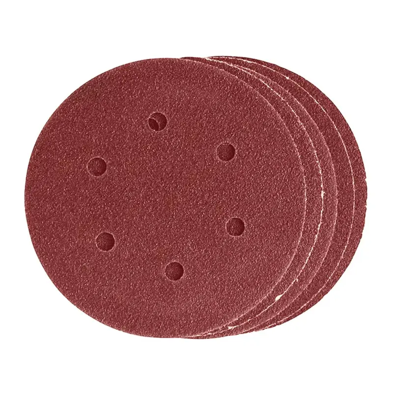 Dekton 5Pc Hook And Loop Orbital Sanding Discs 125Mm - Coarse 60 Grit 1