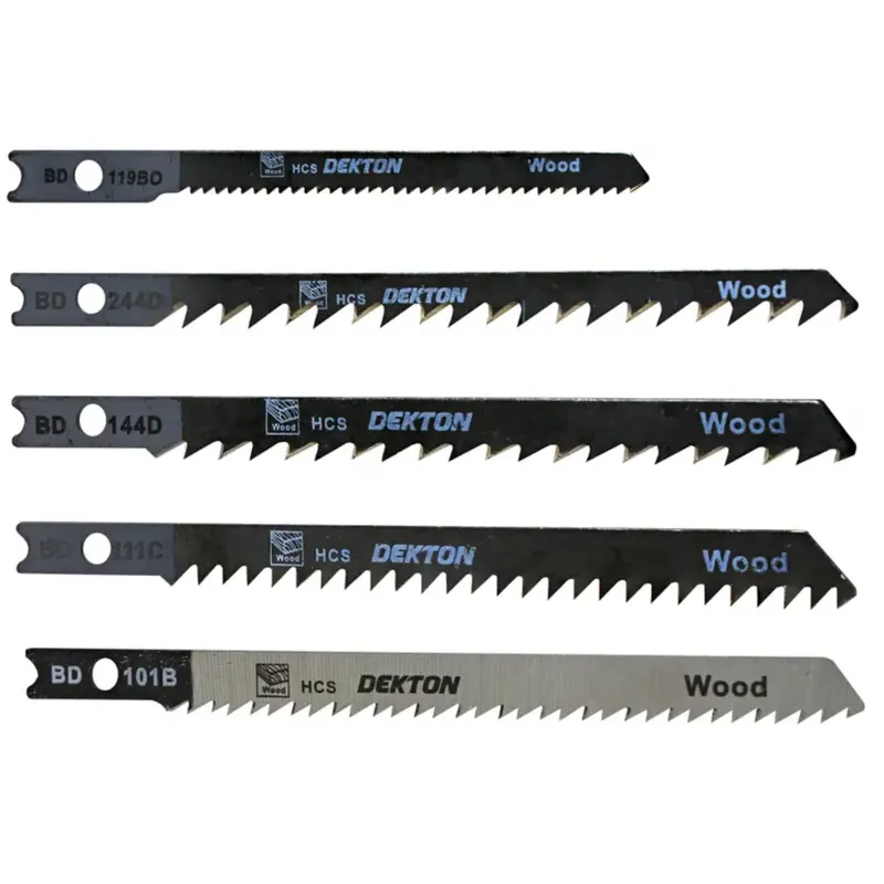 Dekton 5Pc Jigsaw Blade B & D Style Set 1