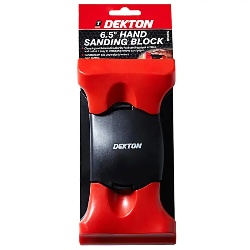 Dekton 6.5" Hand Sanding Block 2