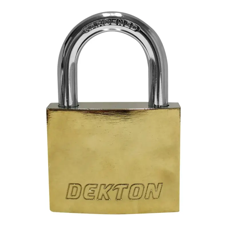 Dekton 60Mm Titanium Plated Iron Padlock 1