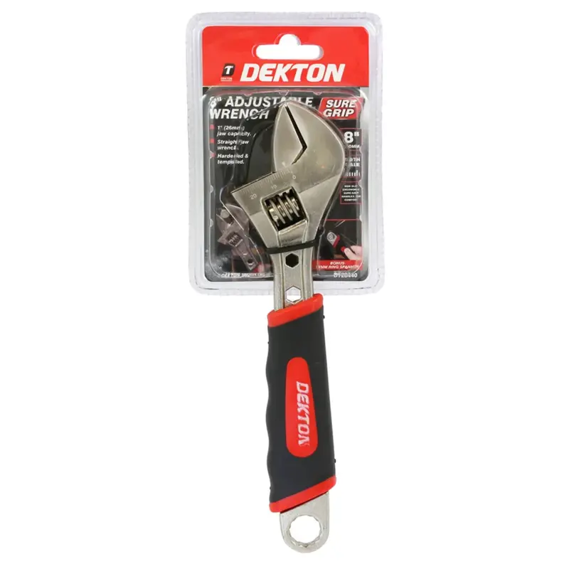 Dekton 8" Sure Grip Adjustable Spanner 2