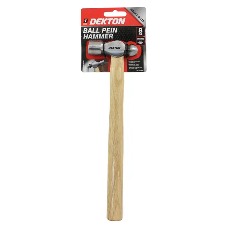 Dekton 8Oz Ball Pein Hammer Wooden Handle 2