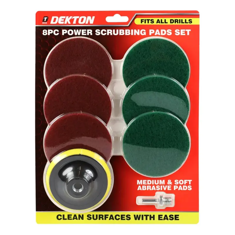 Dekton 8Pc Power Scrubbing Pad Set 1