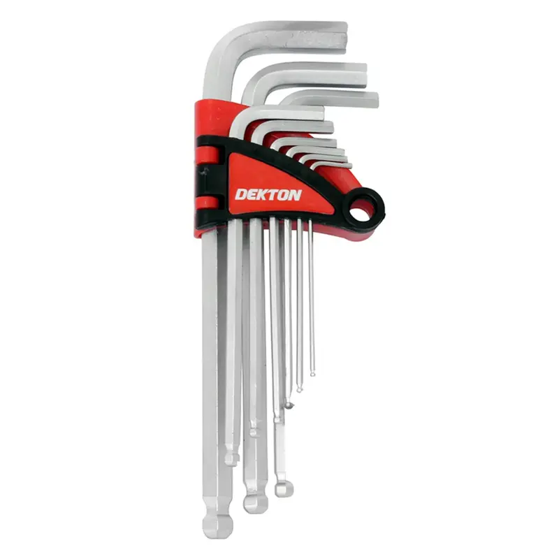 Dekton 9Pc Long Arm Ball End Hex Key Set 1