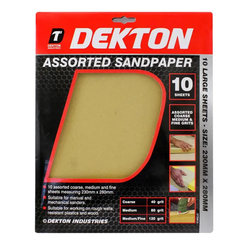 Dekton Assorted Sandpaper 1