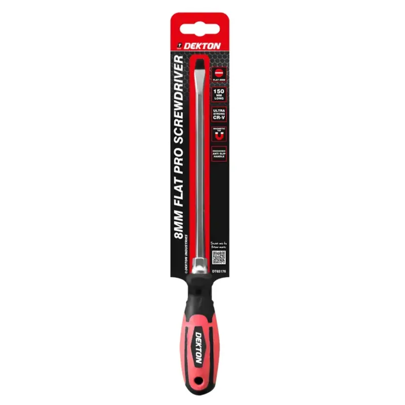 Dekton Flat 8Mm X 150Mm Pro Screwdriver 2