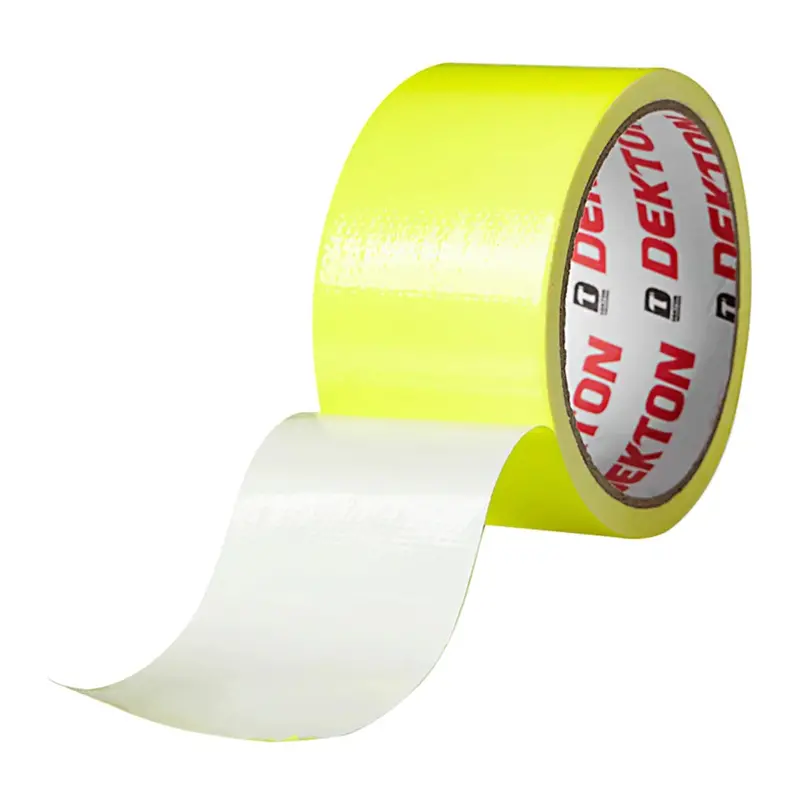Dekton Fluorescent Yellow 50Mm X 8M High Vis Cloth Duct Tape 1