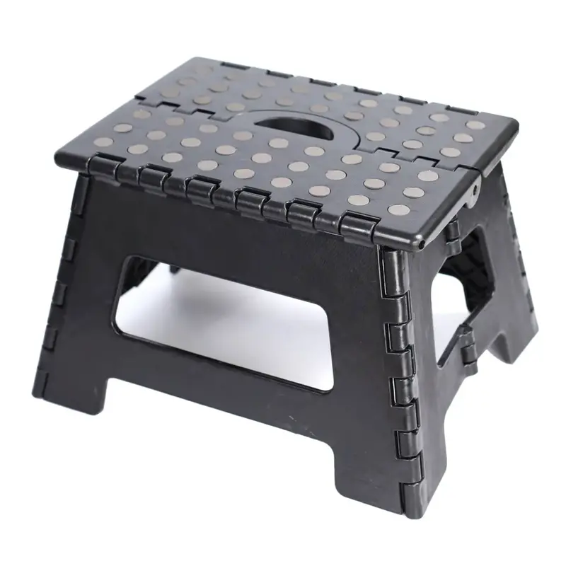 Dekton Folding Step Stool - Black 1