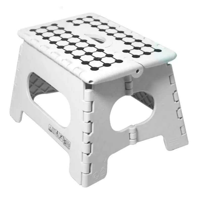 Dekton Folding Step Stool - White 1