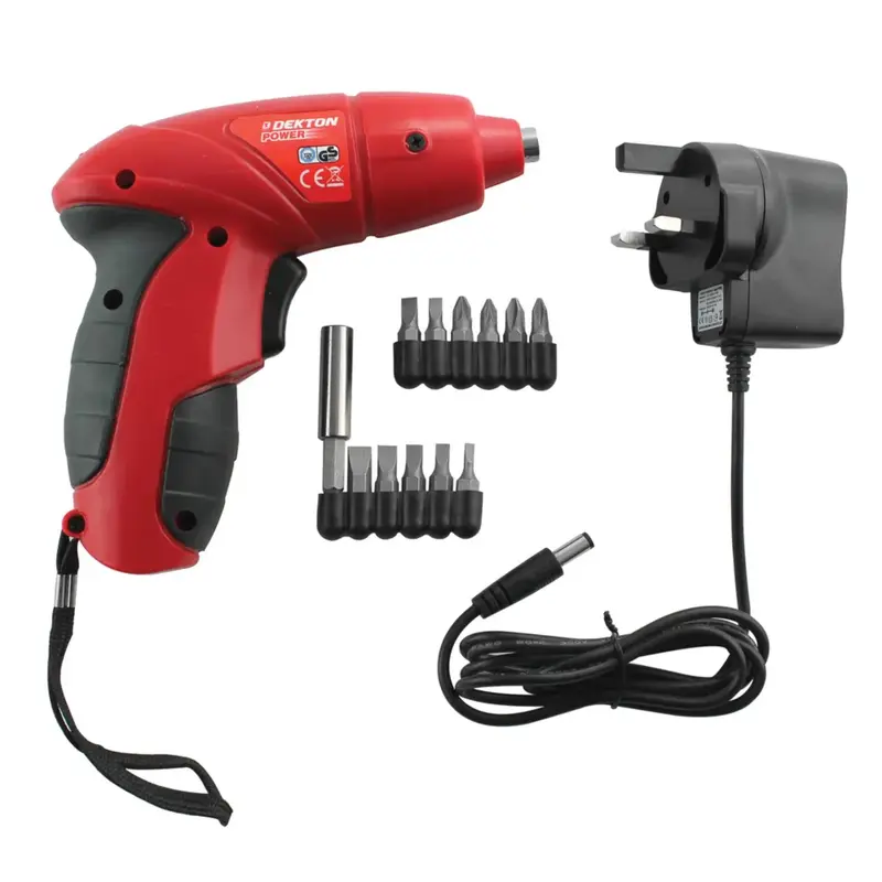 Dekton Power 3.6V Li-Ion Cordless Screwdriver Kit - 13Pc 1