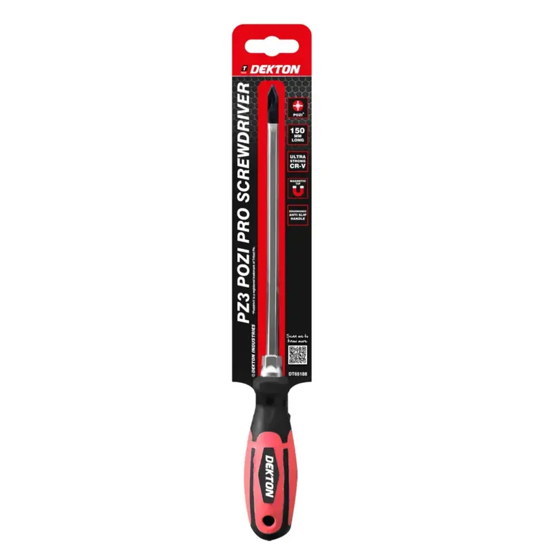 Dekton Pozi No.3 X 150Mm Pro Screwdriver 2