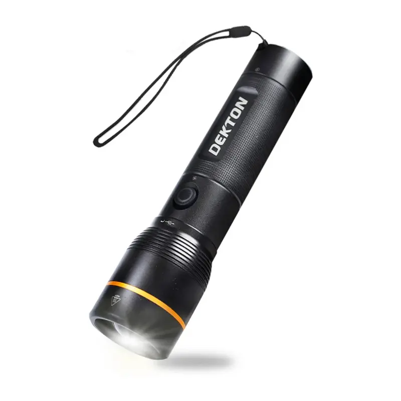 Dekton Pro Light Xp 2000 Rechargeable Torch - 2000 Lumens / 300M Distance 1