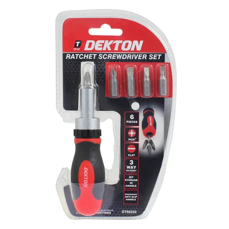 Dekton Ratchet Screwdriver Set 2