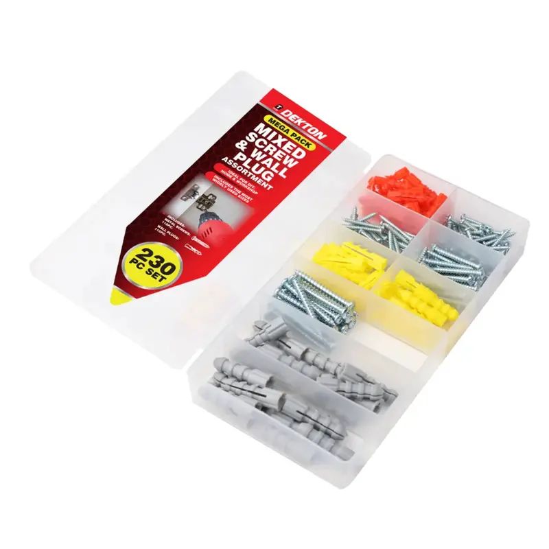 Dekton Screw & Wall Plug Assortment 2