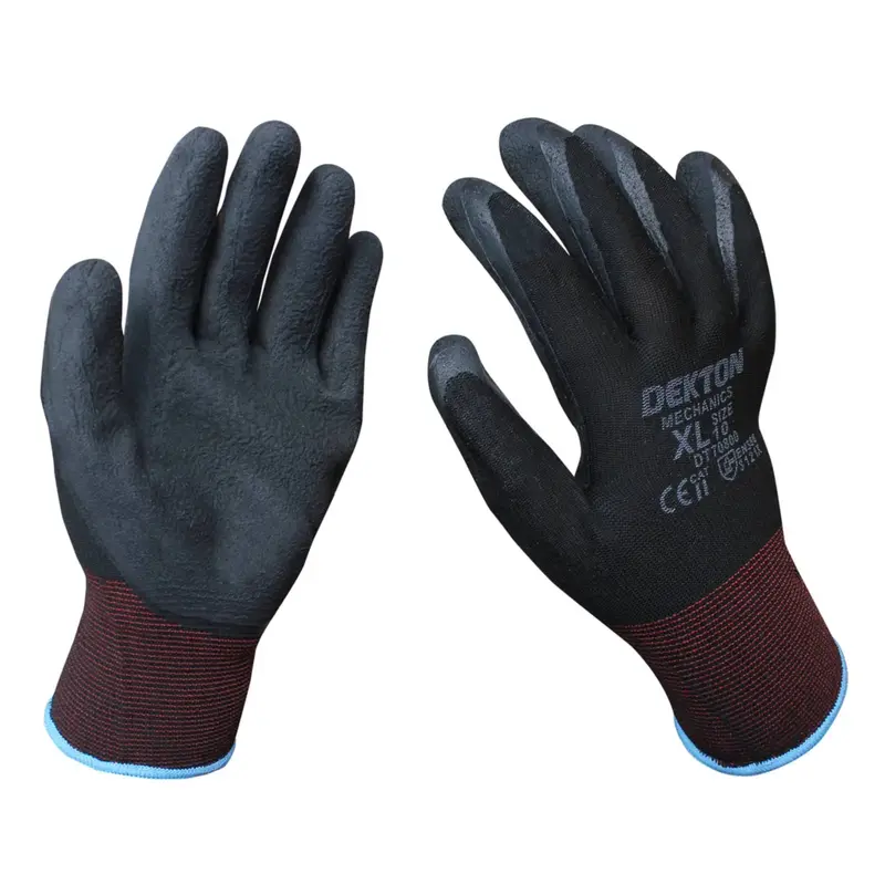 Dekton Size 10/Xl Mechanics Latex Foam Gloves 1